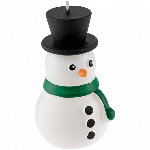 Свеча Home Lights, снеговик с логотипом в Москве заказать по выгодной цене в кибермаркете AvroraStore