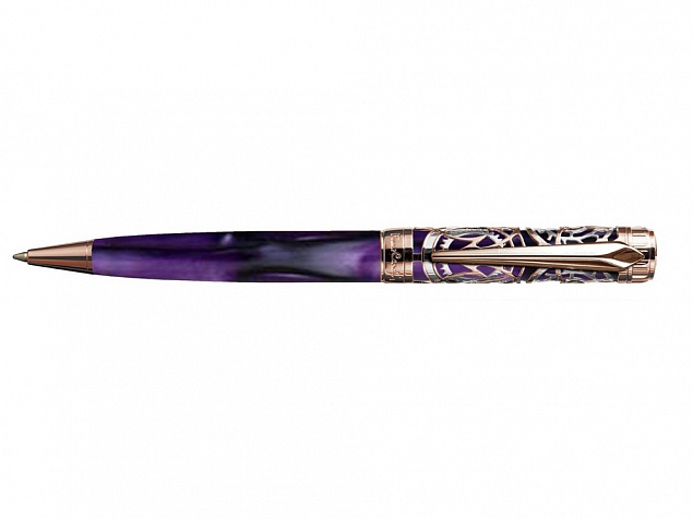 Ручка шариковая Pierre Cardin L'ESPRIT. Цвет - фиолетовый. Упаковка L. с логотипом в Москве заказать по выгодной цене в кибермаркете AvroraStore