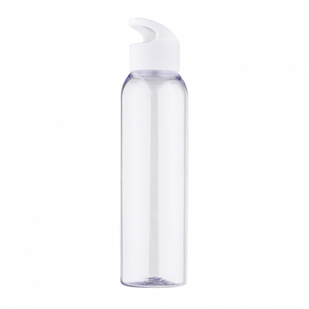 Бутылка пластиковая для воды SPORTES - Белый BB с логотипом  заказать по выгодной цене в кибермаркете AvroraStore