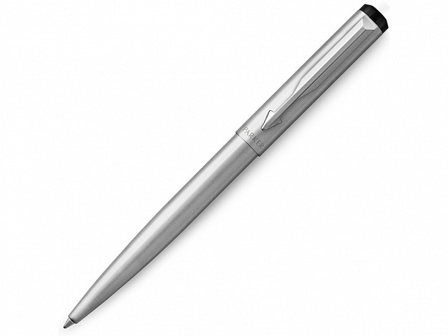 Ручка шариковая Parker Vector Standard T01 Stainless Steel CT с логотипом в Москве заказать по выгодной цене в кибермаркете AvroraStore