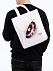 Холщовая сумка «Щит Капитана Америки», белая с логотипом в Москве заказать по выгодной цене в кибермаркете AvroraStore