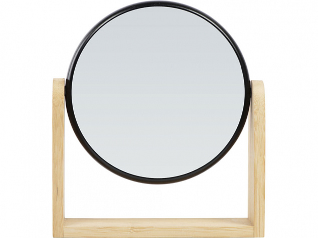 Зеркало из бамбука «Black Mirror» с логотипом в Москве заказать по выгодной цене в кибермаркете AvroraStore