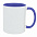 Кружка Promo Plus для сублимационной печати, голубая с логотипом  заказать по выгодной цене в кибермаркете AvroraStore