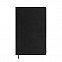 Бизнес-блокнот ALFI, A5, черный, мягкая обложка, в линейку с логотипом в Москве заказать по выгодной цене в кибермаркете AvroraStore
