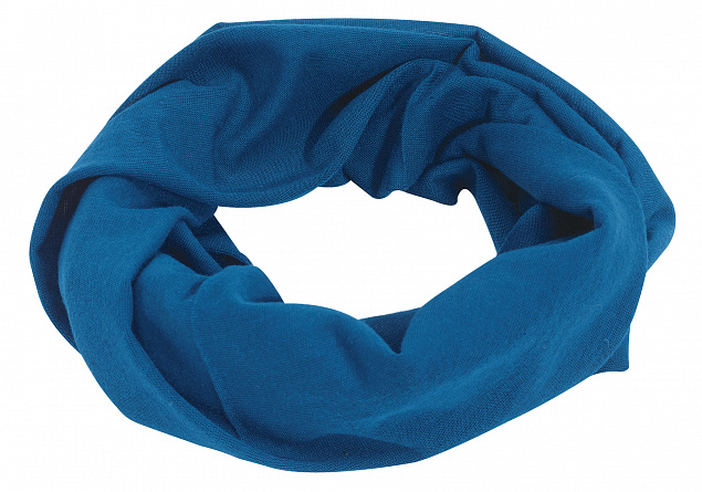 Многофункциональный шарф TRENDY, королевский синий с логотипом в Москве заказать по выгодной цене в кибермаркете AvroraStore