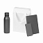 Подарочный набор Sorento, серый (термобутылка, ежедневник, аккумулятор) с логотипом в Москве заказать по выгодной цене в кибермаркете AvroraStore
