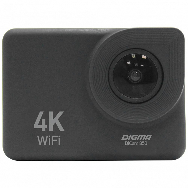Экшн-камера Digma DiCam 850, черная с логотипом в Москве заказать по выгодной цене в кибермаркете AvroraStore