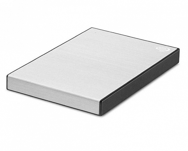 Внешний диск Segate Backup Plus Slim, USB 3.0, 2 Тб, серебристый с логотипом в Москве заказать по выгодной цене в кибермаркете AvroraStore