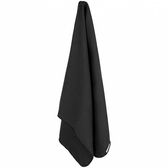 Спортивное полотенце Vigo Medium, черное с логотипом в Москве заказать по выгодной цене в кибермаркете AvroraStore