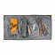 Палатка трекинговая Maxfield 4, серая с оранжевым с логотипом в Москве заказать по выгодной цене в кибермаркете AvroraStore