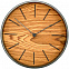 Часы настенные Largo, дуб с логотипом в Москве заказать по выгодной цене в кибермаркете AvroraStore