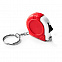 Рулетка- брелок 1 м TRESNA, Красный с логотипом в Москве заказать по выгодной цене в кибермаркете AvroraStore