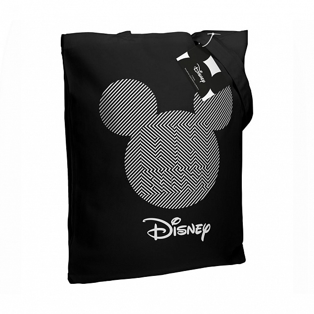Холщовая сумка «Микки Маус. Oh, Boy», черная с логотипом в Москве заказать по выгодной цене в кибермаркете AvroraStore