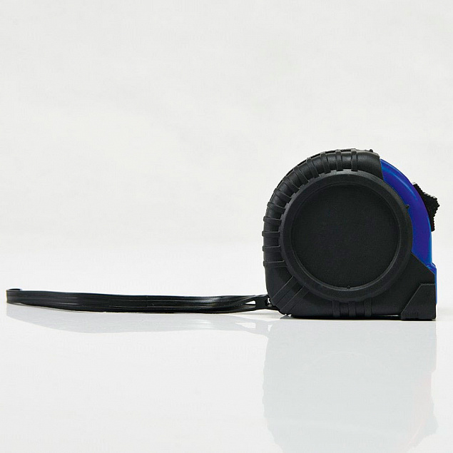 Рулетка GRADE с металлическим клипом 5 м., синяя, пластик с логотипом в Москве заказать по выгодной цене в кибермаркете AvroraStore