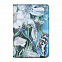 Обложка для паспорта Gourji "Голубой букет" 95х135 сафьяно с логотипом в Москве заказать по выгодной цене в кибермаркете AvroraStore