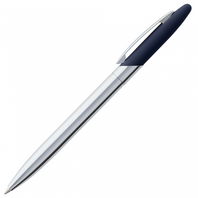 Ручка шариковая Dagger Soft Touch, синяя с логотипом в Москве заказать по выгодной цене в кибермаркете AvroraStore