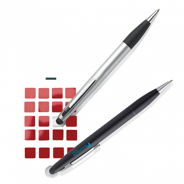 Ручка-стилус Touch 2 в 1, черный с логотипом в Москве заказать по выгодной цене в кибермаркете AvroraStore