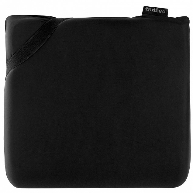 Дорожная подушка supSleep, черная с логотипом в Москве заказать по выгодной цене в кибермаркете AvroraStore