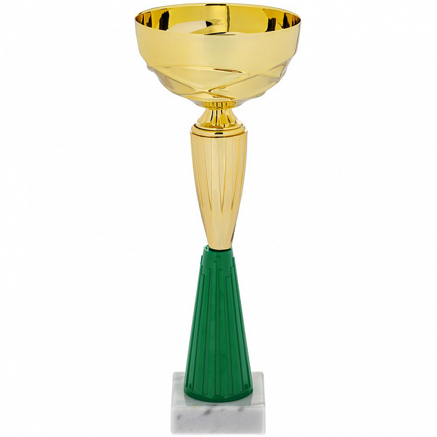 Кубок Kudos, большой, зеленый с логотипом в Москве заказать по выгодной цене в кибермаркете AvroraStore