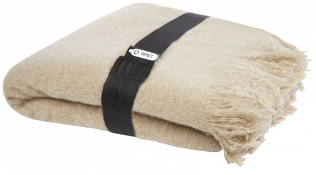 Мохеровое одеяло из вторичного ПЭТ Ivy с логотипом в Москве заказать по выгодной цене в кибермаркете AvroraStore