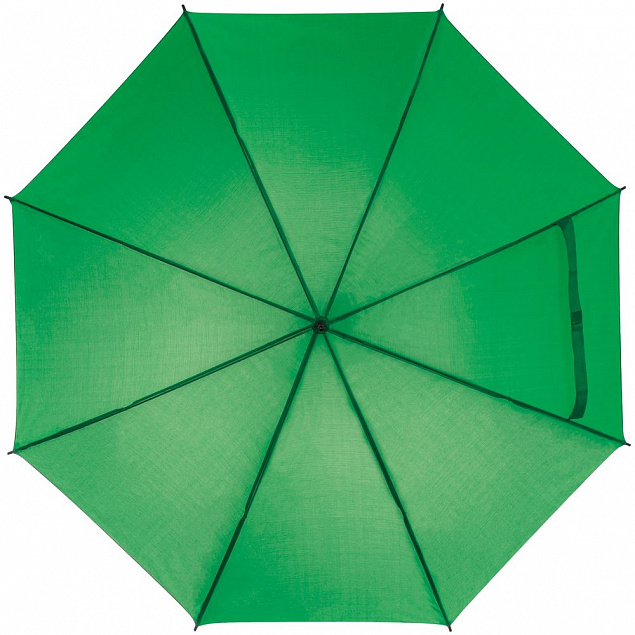 Зонт-трость Lido, зеленый с логотипом в Москве заказать по выгодной цене в кибермаркете AvroraStore