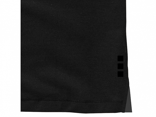 Рубашка поло Markham женская, черный/антрацит с логотипом в Москве заказать по выгодной цене в кибермаркете AvroraStore