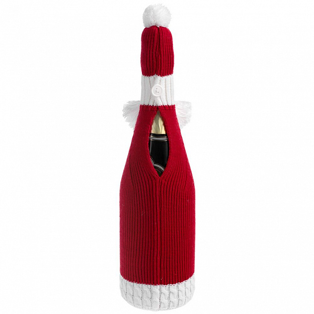 Чехол для бутылки «Дед Мороз» с логотипом в Москве заказать по выгодной цене в кибермаркете AvroraStore