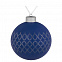 Елочный шар King, 10 см, синий с логотипом в Москве заказать по выгодной цене в кибермаркете AvroraStore