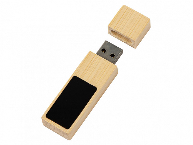 USB 2.0- флешка на 32 Гб c подсветкой логотипа «Bamboo LED» с логотипом в Москве заказать по выгодной цене в кибермаркете AvroraStore