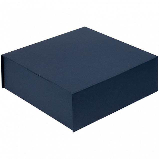 Коробка Quadra, синяя с логотипом в Москве заказать по выгодной цене в кибермаркете AvroraStore