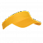 Козырек Козырёк 25U Жёлтый с логотипом в Москве заказать по выгодной цене в кибермаркете AvroraStore