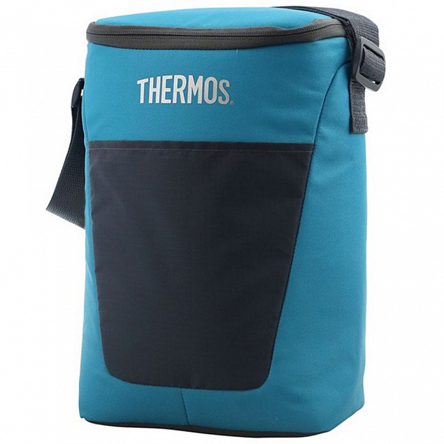 Термосумка Thermos Classic 12 Can Cooler, бирюзовая с логотипом в Москве заказать по выгодной цене в кибермаркете AvroraStore