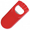 Открывалка  "Кулачок" красная, 9,5х4,5х1,2 см;  фростированный пластик/ тампопечать с логотипом в Москве заказать по выгодной цене в кибермаркете AvroraStore