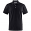 Рубашка поло мужская Sunset, черная с логотипом в Москве заказать по выгодной цене в кибермаркете AvroraStore