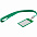 Карман для бейджа с лентой Staff, зеленый с логотипом в Москве заказать по выгодной цене в кибермаркете AvroraStore