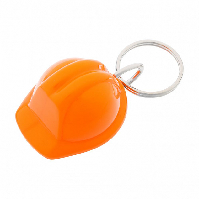 Брелок Helmet, оранжевый с логотипом в Москве заказать по выгодной цене в кибермаркете AvroraStore