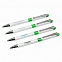 Шариковая ручка Arctic, белая/зеленая с логотипом в Москве заказать по выгодной цене в кибермаркете AvroraStore
