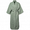 Халат вафельный женский Boho Kimono, зеленая мята с логотипом в Москве заказать по выгодной цене в кибермаркете AvroraStore