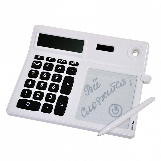 Калькулятор "Экономист"с мемо-панелью с логотипом в Москве заказать по выгодной цене в кибермаркете AvroraStore