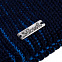 Шапка Nobilis, темно-синяя с синим с логотипом в Москве заказать по выгодной цене в кибермаркете AvroraStore