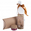 Упаковка «Подушечка», крафт с логотипом  заказать по выгодной цене в кибермаркете AvroraStore