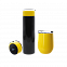Набор Hot Box Duo CB grey (черный с желтым) с логотипом в Москве заказать по выгодной цене в кибермаркете AvroraStore