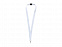 Ремешок на шею с карабином Бибионе, белый с логотипом в Москве заказать по выгодной цене в кибермаркете AvroraStore