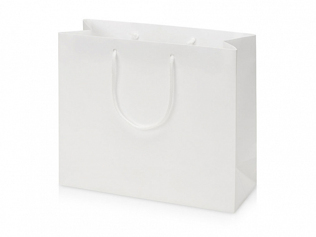 Пакет подарочный Imilit W, белый с логотипом в Москве заказать по выгодной цене в кибермаркете AvroraStore