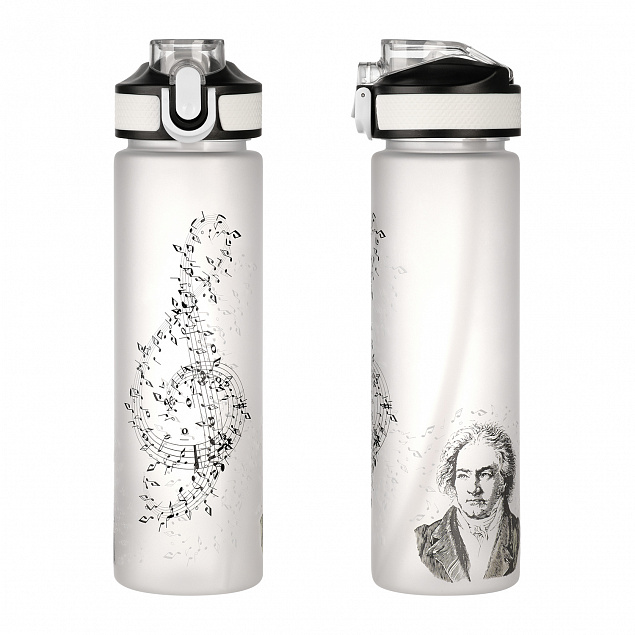 Спортивная бутылка для воды, Flip, 700 ml, белая с логотипом в Москве заказать по выгодной цене в кибермаркете AvroraStore