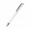 Ручка металлическая Titan софт-тач, белый с логотипом в Москве заказать по выгодной цене в кибермаркете AvroraStore