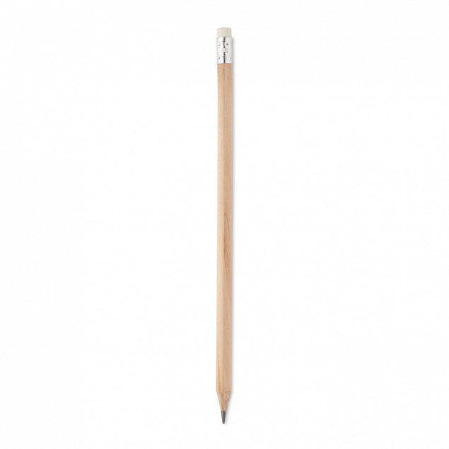 Натуральный карандаш с ластиком с логотипом в Москве заказать по выгодной цене в кибермаркете AvroraStore