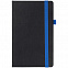 Ежедневник Ton, недатированный, черный с синим с логотипом в Москве заказать по выгодной цене в кибермаркете AvroraStore