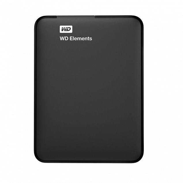 Внешний диск WD Elements, USB 3.0, 1Тб, черный с логотипом в Москве заказать по выгодной цене в кибермаркете AvroraStore