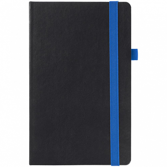 Ежедневник Ton, недатированный, черный с синим с логотипом в Москве заказать по выгодной цене в кибермаркете AvroraStore